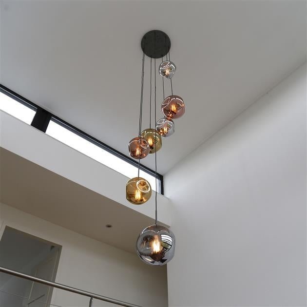 Hanging lamp Ada DH Interior Silver LxWxH 71x60x57 Silver Ambient photo in situation