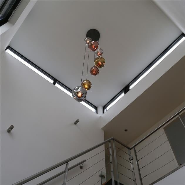 Hanging lamp Ada DH Interior Silver LxWxH 71x60x57 Silver Ambient photo in situation