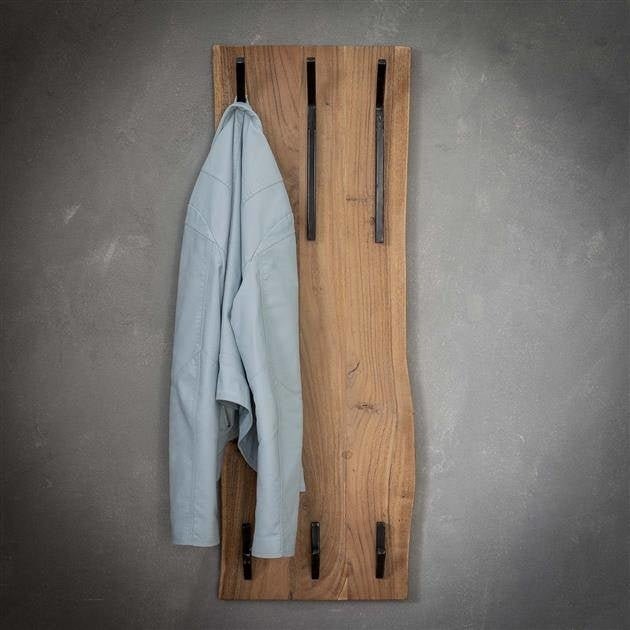 Coat rack Levi DH Interior Acacia LxWxH 110x36x27 Acacia wood Atmospheric photo front view
