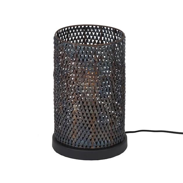 Table lamp Jay DH Interior Brown LxWxH 33x22x22 Black brown White photo front view