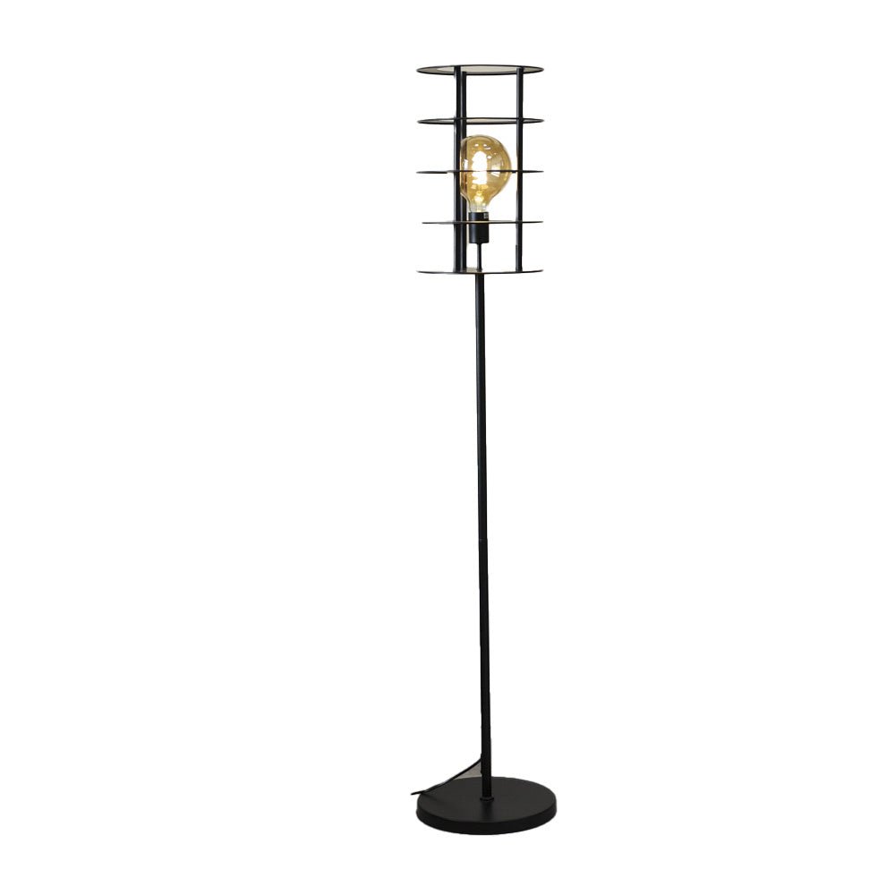 Floor lamp Maya Dimehouse Black LxWxH 51x36x33 Metal White photo front view