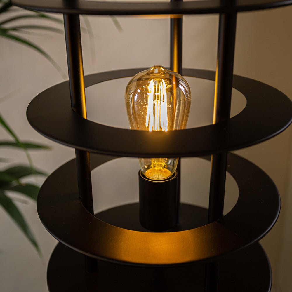Floor lamp Maya Dimehouse Black LxWxH 51x36x33 Metal Atmospheric photo detail