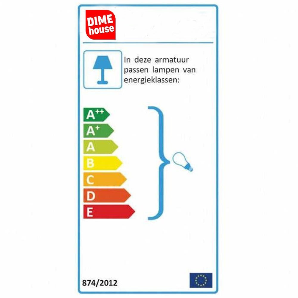 Airen hanging lamp Dimehouse Gold LxWxH 70x34x25 Plastic White photo size indication
