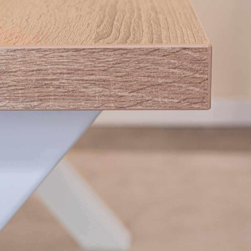 Lenzo Robson Oak table top Dimehouse Brown LxWxH 192x103x7 Melamine Atmospheric photo detail