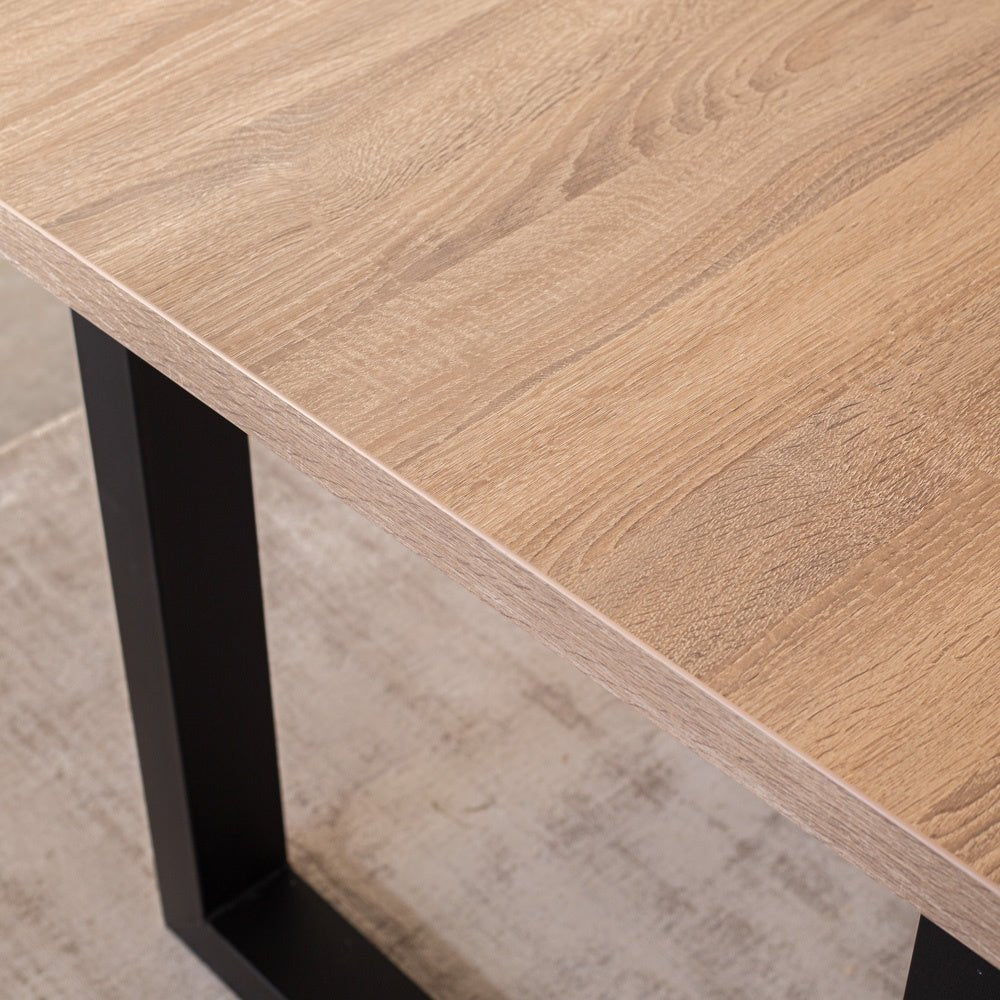 Lenzo Robson Oak table top Dimehouse Brown LxWxH 192x103x7 Melamine Atmospheric photo detail