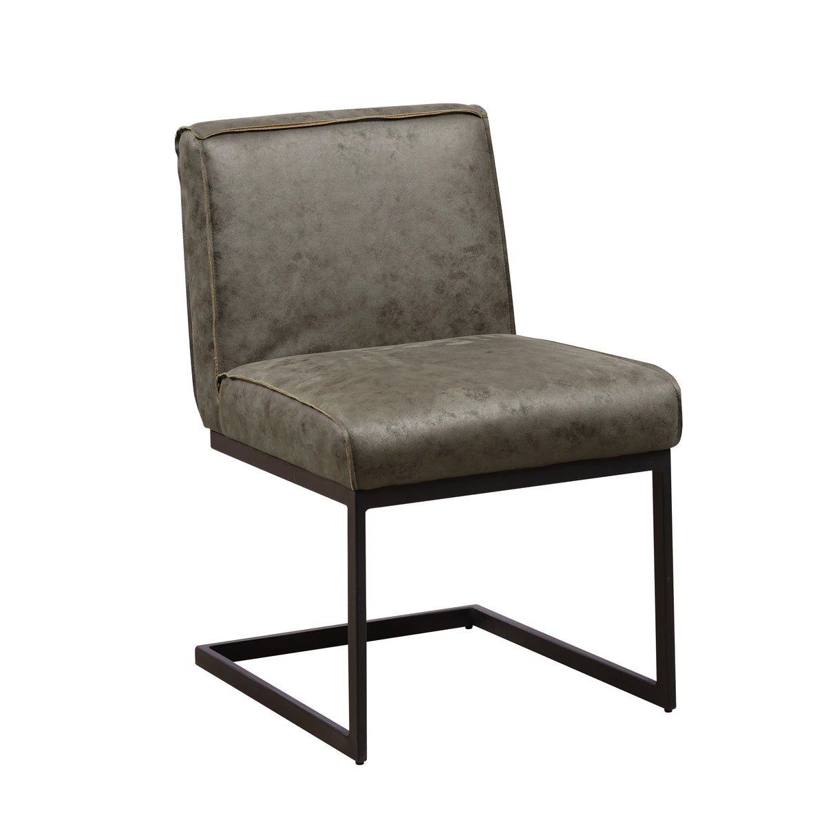 Dining room chair Nathan Dimehouse Green LxWxH 75x62x56 Fabric White photo diagonal front view