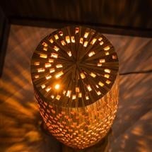 Floor lamp Elia DH Interior Teak wood Teak Atmospheric photo detail