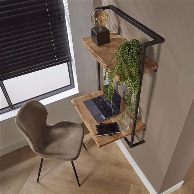 Desk Naomi DH Interior Acacia LxWxH 104x70x20 Acacia wood Atmospheric photo in situation