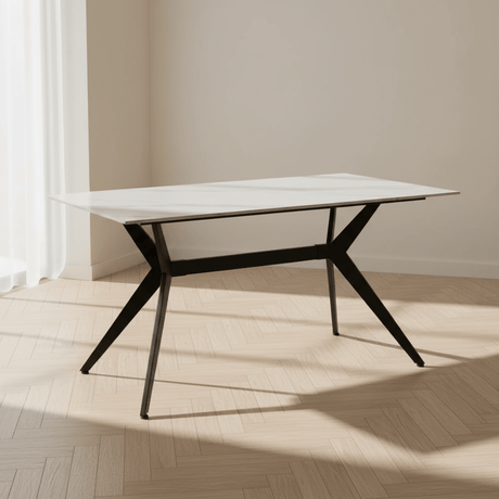 Witte eettafel - Dimehouse