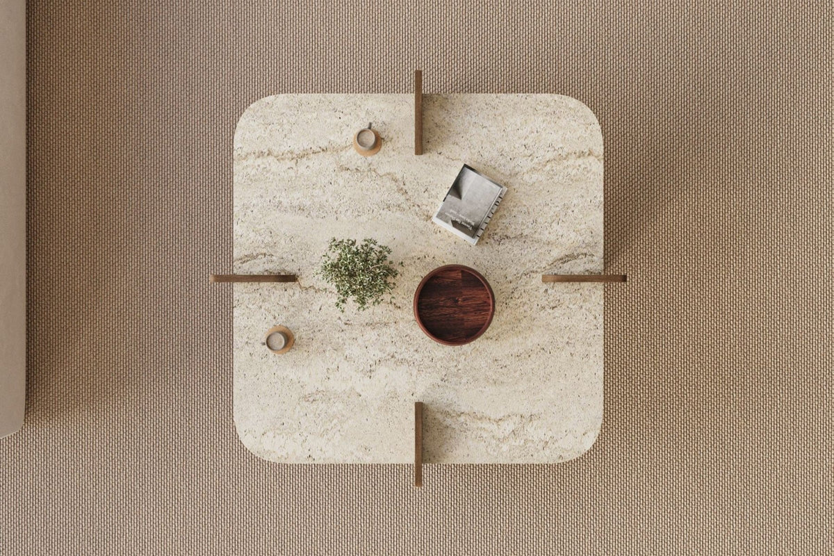 Poalla - Travertine, Walnut Travertine Walnut 100% MELAMINE COATED CHIPBOARD