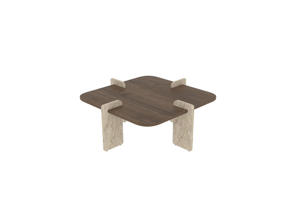 Poalla - Walnut, Travertine Walnut Travertine 100% MELAMINE COATED CHIPBOARD
