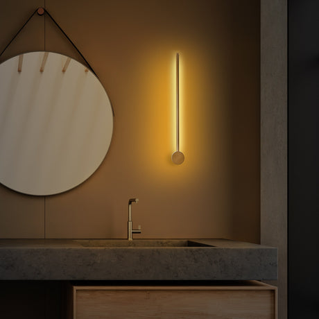 Wall lamps - Wall lamp Gold 62 cm Metal Vortex - Dimehouse