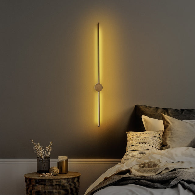 Wall lamps - Wall lamp Gold 91 cm Metal Vortex - Dimehouse