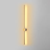 Wall lamps - Wall lamp Gold 91 cm Metal Vortex - Dimehouse