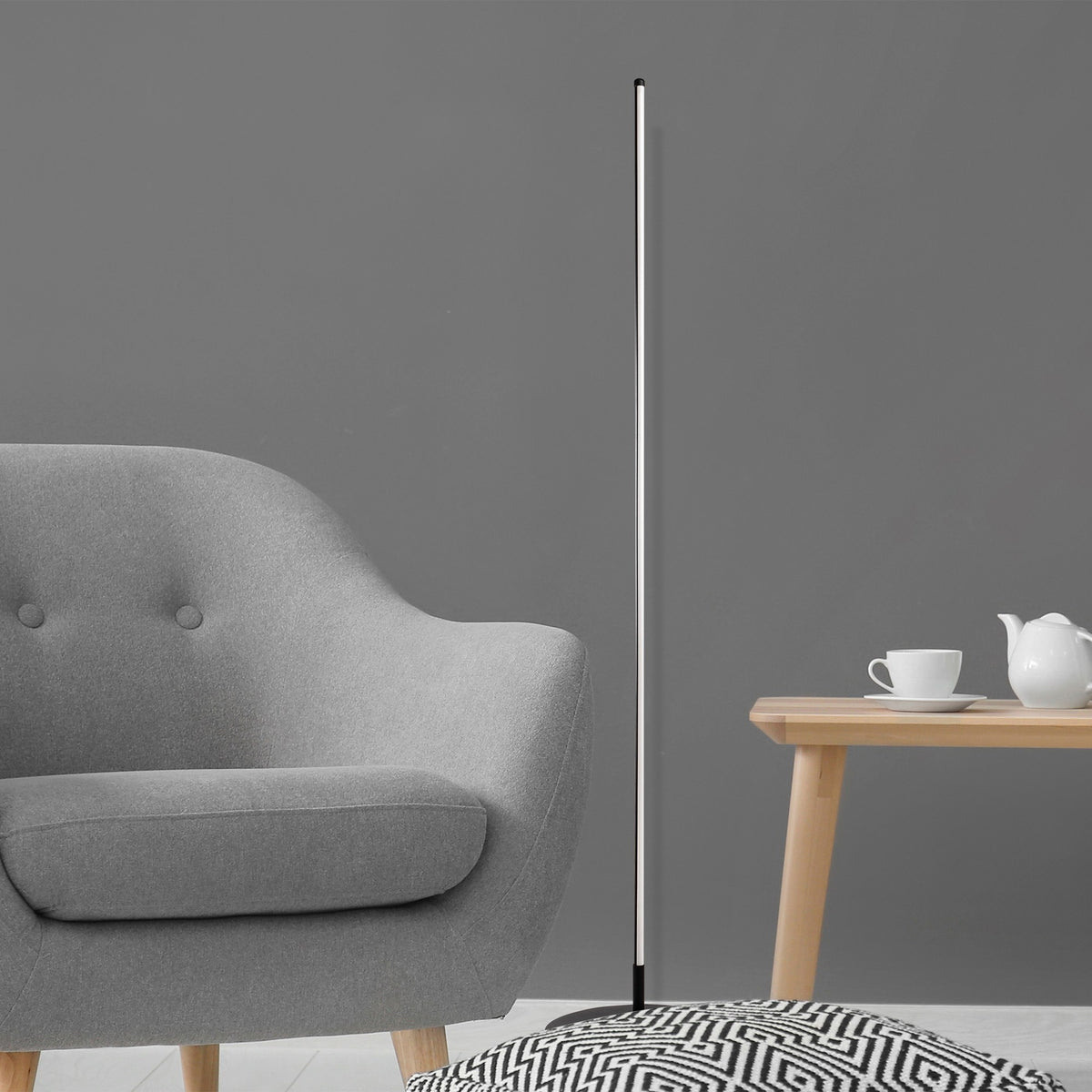 Floor lamps - Floor lamp Black Metal Sylvan - Dimehouse