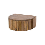 Bedside tables-Bedside table Ridge floating Sand 1 drawer 40 x 35 x 17 cm-Dimehouse