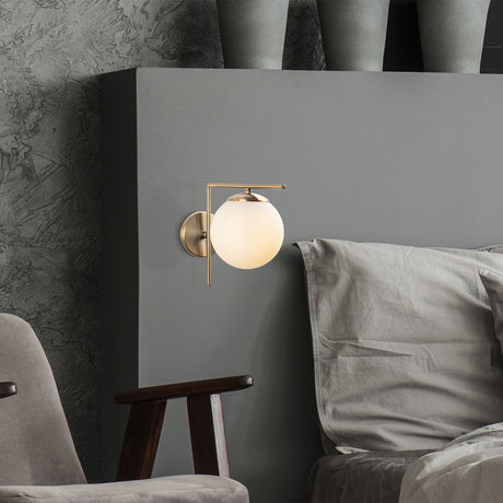 Wall lamps - Wall lamp 1 - light Copper-colored Metal Haven - Dimehouse
