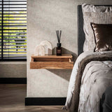 Bedside Tables - Arlo Bedside Tables Set of 2 Solid Acacia with Drawer - Dimehouse