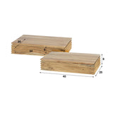 Bedside Tables - Arlo Bedside Tables Set of 2 Solid Acacia with Drawer - Dimehouse