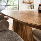 Dining tables - Dining table Sue 215 cm Mango wood Sand - Dimehouse