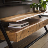 TV Furniture Camila DH Interior Acacia LxWxH 147x74x22 Acacia wood Atmospheric photo detail