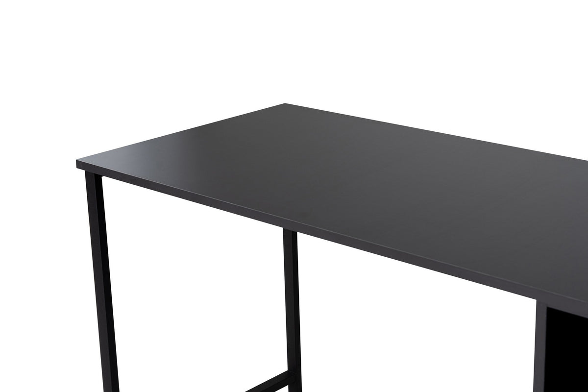 Desks - Desk anthracite with black - 240x60 cm - Melamine - Twin - Dimehouse