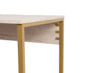 Desks - Study desk Twin Travertine Gold 240x60 cm Melamine - Dimehouse