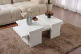 Coffee tables - Coffee table White Melamine Rebellion - Dimehouse