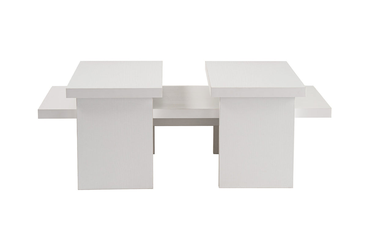 Coffee tables - Coffee table White Melamine Rebellion - Dimehouse