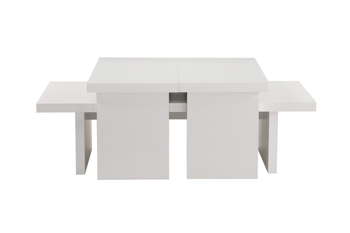 Coffee tables - Coffee table White Melamine Rebellion - Dimehouse