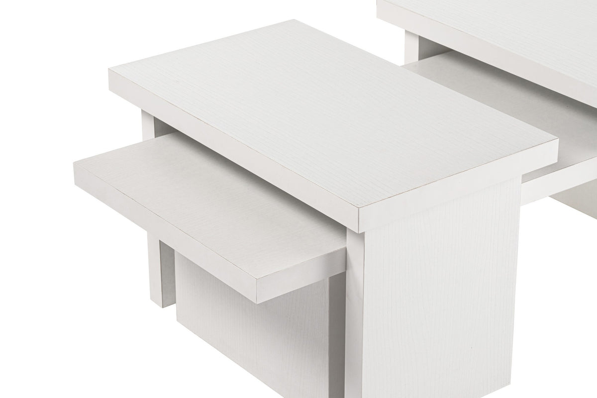 Coffee tables - Coffee table White Melamine Rebellion - Dimehouse