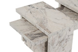 Coffee tables - Coffee table Marble look Melamine Rebellion - Dimehouse