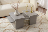 Coffee tables - Coffee table Gray Melamine Rebellion - Dimehouse