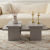 Coffee tables - Coffee table Gray Melamine Rebellion - Dimehouse