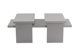Coffee tables - Coffee table Gray Melamine Rebellion - Dimehouse