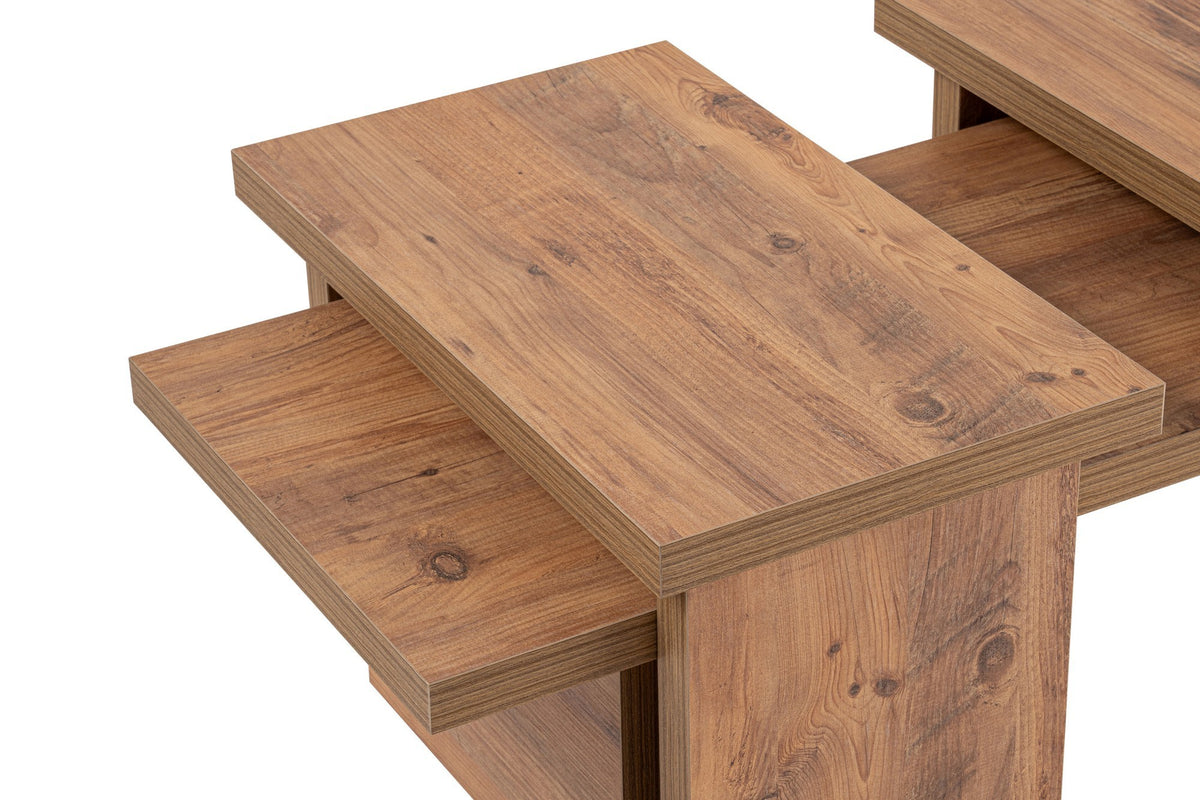 Coffee tables - Coffee table Natural Pine Look Melamine Rebellion - Dimehouse