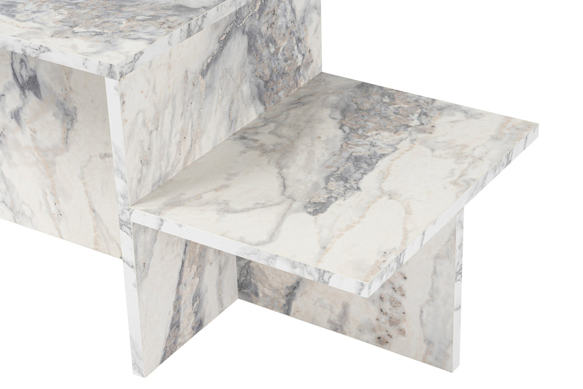 Coffee tables - Coffee table Marble Melamine - 80 x 40 cm - Eterna - Dimehouse