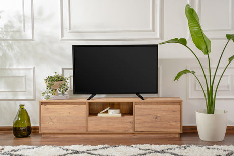 TV Furniture - TV Furniture Vanguard Atlantic Pine Melamine 160x42x29.5 cm - Dimehouse