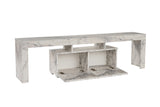 TV Furniture - TV Furniture Marble Melamine Vertex 50x180x31.3 cm - Dimehouse