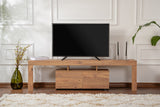 TV Furniture - TV Furniture Natural Melamine Vertex 50x180x31.3 cm - Dimehouse