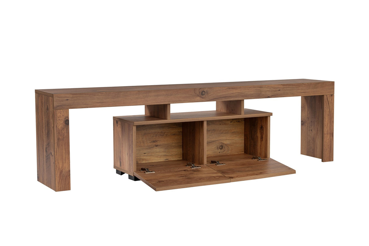 TV Furniture - TV Furniture Natural Melamine Vertex 50x180x31.3 cm - Dimehouse