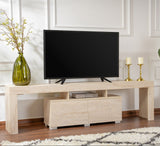 TV Furniture - TV Furniture Beige Melamine Vertex 50x180x31.3 cm - Dimehouse