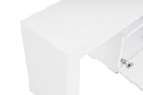 TV Furniture - TV Furniture White Melamine Vertex 50x180x31.3 cm - Dimehouse