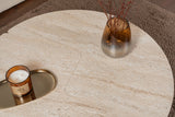 Coffee tables - Coffee table Set of 2 Travertine Maira - Melamine - Dimehouse
