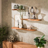 Wall Shelves - Nordic Wall Shelf 60 Solid Acacia - Dimehouse