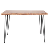 Bar tables - Industrial Bar table Acacia wood Elin 130 cm - Dimehouse