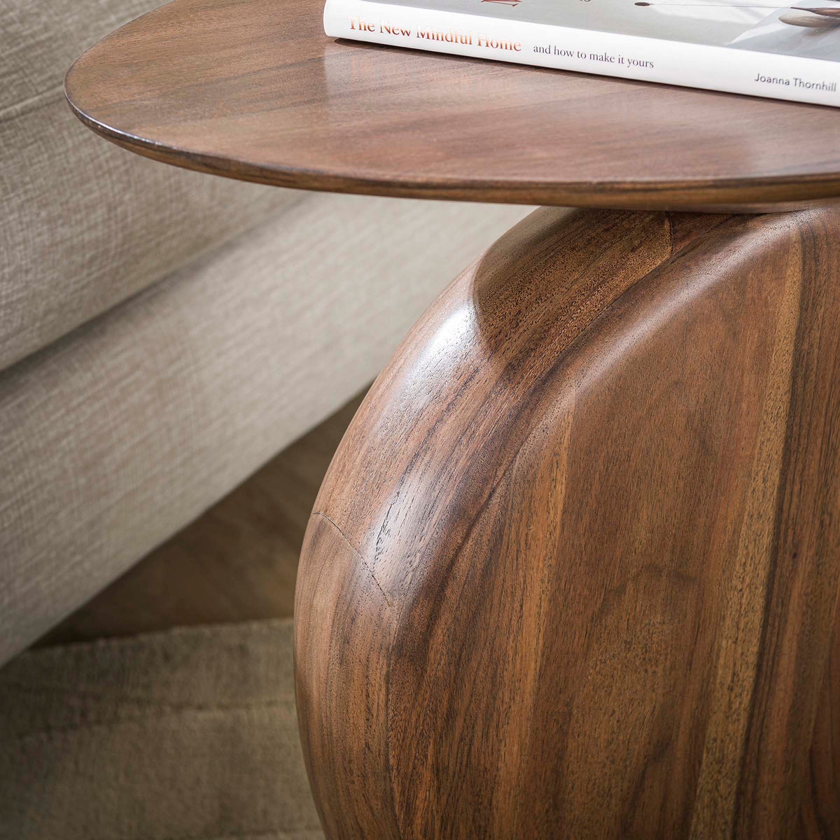 Side tables - Side table Acacia Glaze Brown 45x36x50 cm - Dimehouse