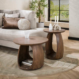Side tables - Side table Juno Acacia Brown 45x45x56 cm - Dimehouse