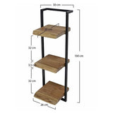 Wall shelf Aberdeen DH Interior Acacia LxWxH 104x36x13 Acacia wood White photo size indication