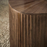 Coffee tables - Coffee table set of 2 Myla Square Teak Brown - Japandi - Dimehouse